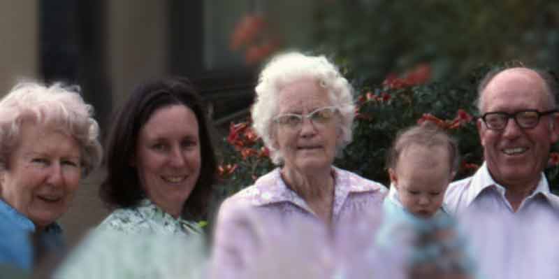 Generational photo of the Otterstroms Family